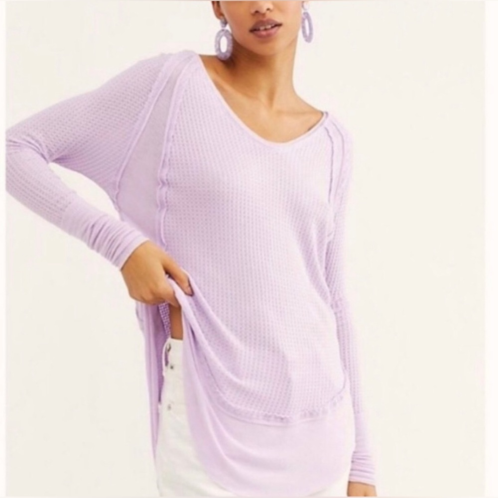 Free People We The Free Catalina Thermal in Lilac